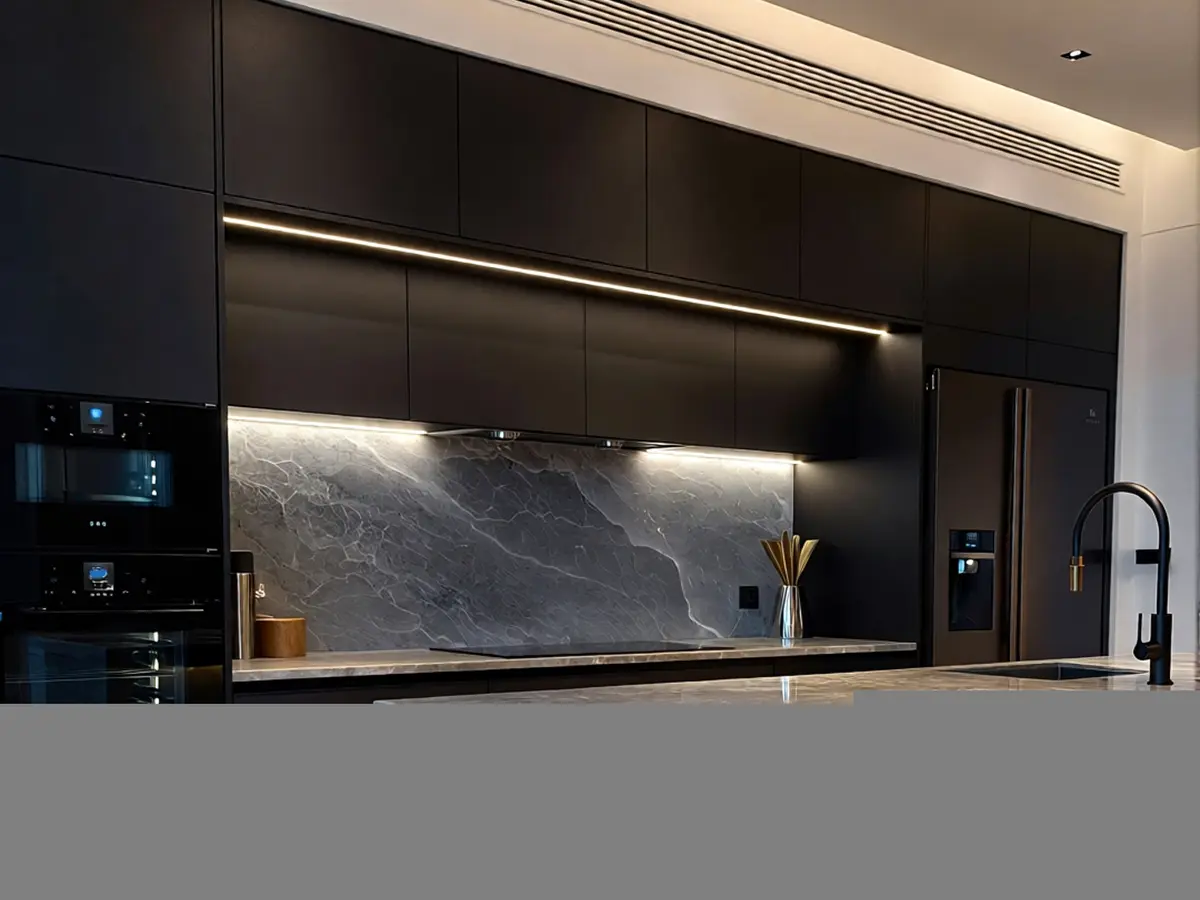 Dark contemporary kitchen